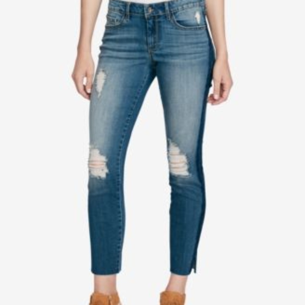 Jessica Simpson Forever Rolled Ankle Skinny Jeans - Picture 8 of 8